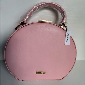 ALDO Blush Pink Round Top-Handle Mini Bag